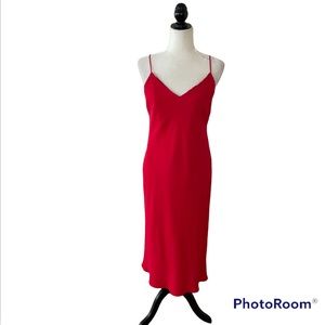 Evan Picone Red Maxi Dress